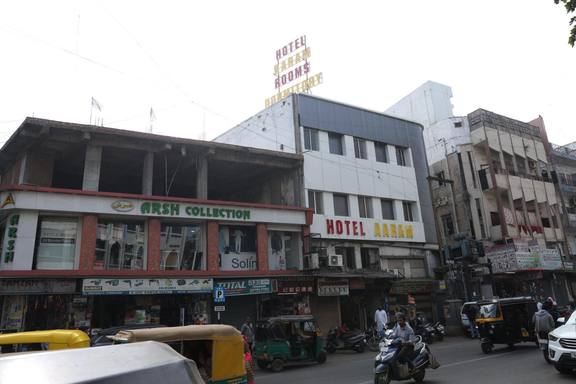 Hotel Aaram Kalupur Ahmadábád Exteriér fotografie